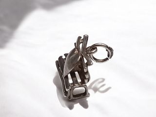 Ciondolo Panchina con Cuore Argento