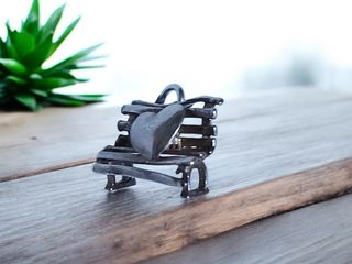 Ciondolo Panchina con Cuore Argento