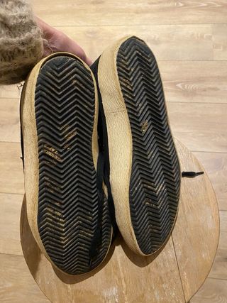 Golden Goose Mid Star Negras y Plateadas