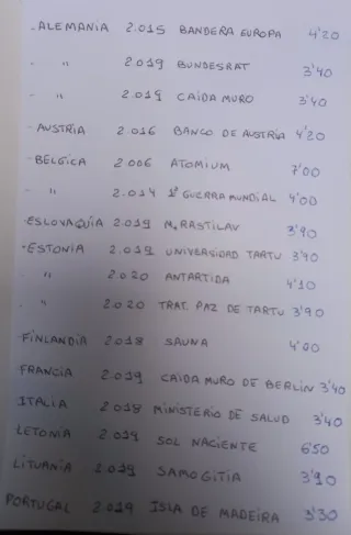 Lote 16 monedas conmemorativa 2€ S/C  encartonadas