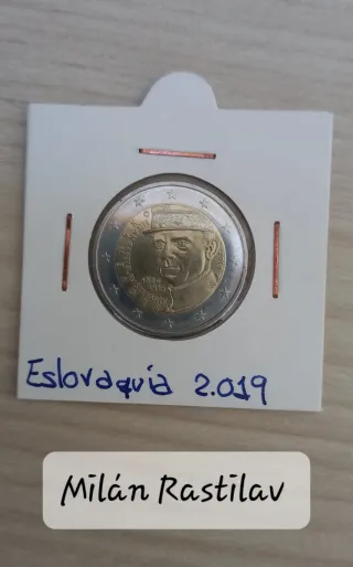 Lote 8 monedas conmemorativa 2€ S/C  encartonadas