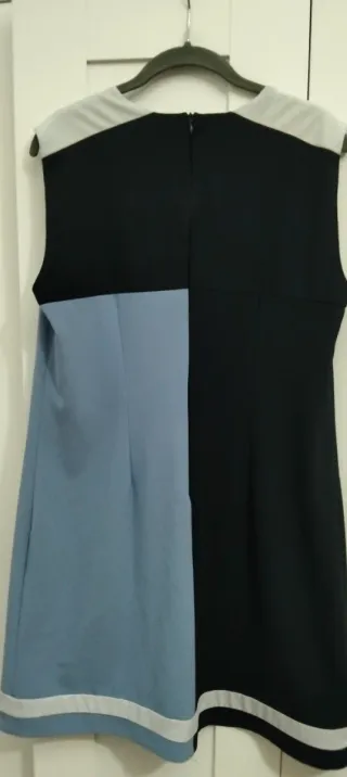 Vestito Nuna Lie donna bianco e blu