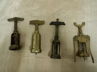 Set 10 cavatappi da collezione in ottone