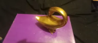 Pato latón Retro PequDecoración  mediados de siglo