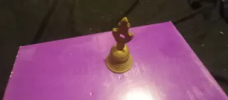 Campana miniatura antigua de bronce