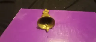 Campana miniatura antigua de bronce