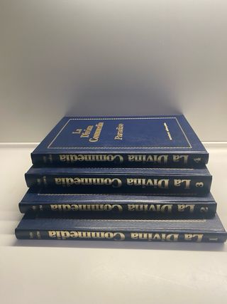 La Divina Commedia Dante Alighieri Cofanetto 4 vol