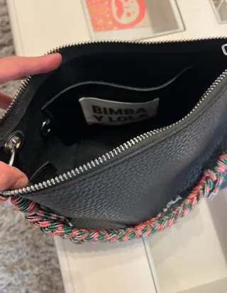 Bolso Bimba y Lola negro de piel