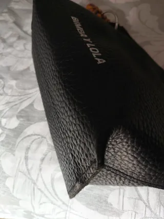 Bolso Bimba y Lola negro de piel