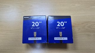 2 cámaras rueda 20 Schrader 33mm nuevas