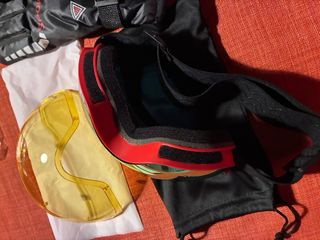 Gafas de esquí dia y noche y guantes m