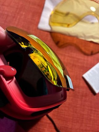 Gafas de esquí dia y noche y guantes m