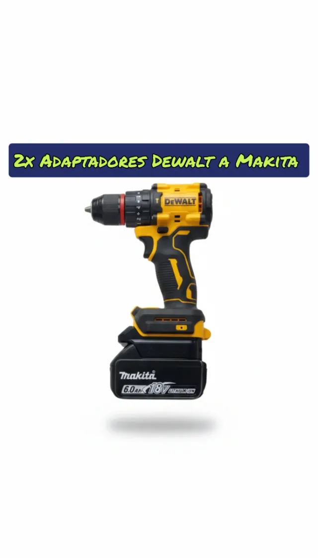 ㊗️2x Adaptadores Dewalt XR a Makita LXT ㊗️