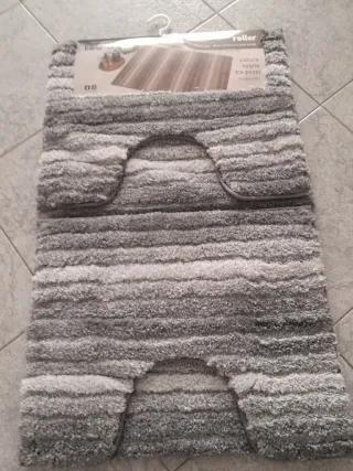 Tappeto bagno set 3pezzi