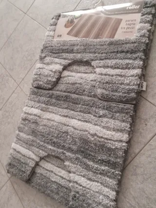 Tappeto bagno set 3pezzi