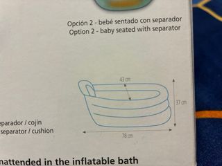 Bañera hinchable para bebé