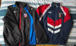 Chaquetas At.Madrid Nike y Puma Talla L