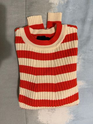 Camiseta de manga larga a rayas