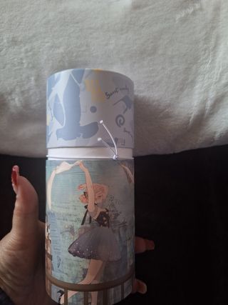 Pañuelo Sweet Candy azul y marrón