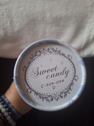 Pañuelo Sweet Candy azul y marrón