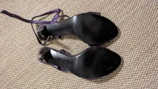 Sandalias Farrutx Moradas Tacon Joyas