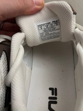 Scarpe Fila Heroic marroni e bianche