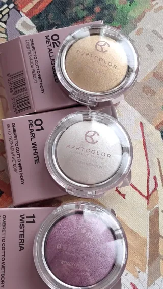 BESTCOLOR Ombretto Cotto Wet & Dry - 3 Ombretti