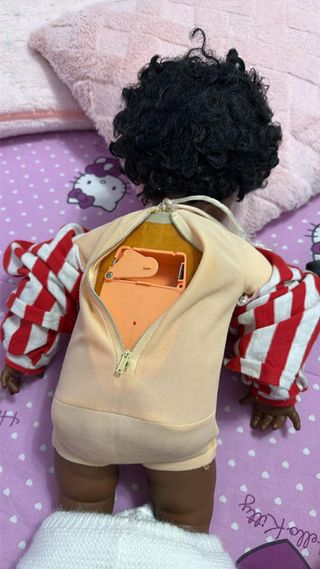 Bambola Cicciobello vintage angelo nero muneca