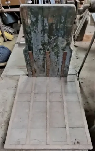 Báscula antigua de pesaje