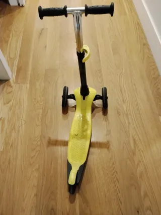 Patinete infantil 3 ruedas amarillo