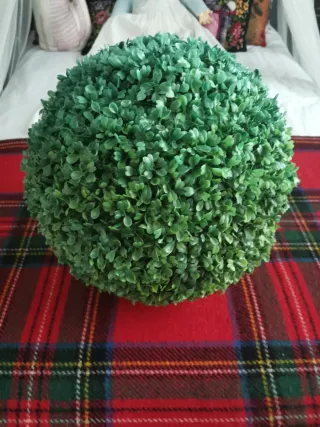 Bola Planta Artificial Grande Verde