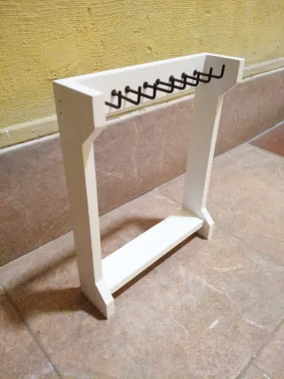 Joyero / Colgador de joyas blanco