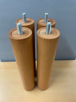 Patas de madera para somier (4 unidades) 2do