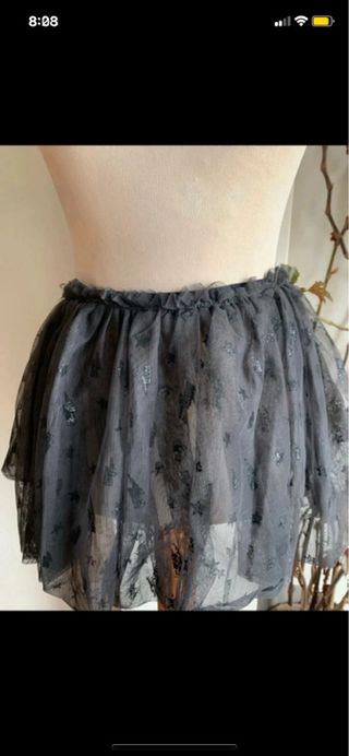 Falda tul con estrellas