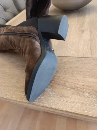 Botas Alpe Piel Marrón Altas