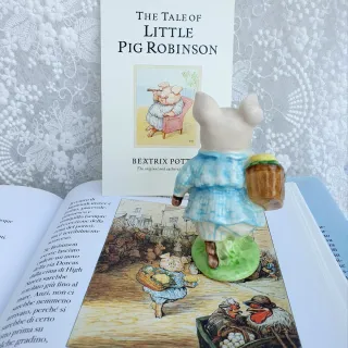 Statuina Beatrix Potter, Pig Robinson, Beswick