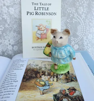 Statuina Beatrix Potter, Pig Robinson, Beswick