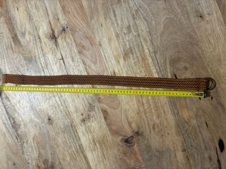 Cintura intrecciata marrone per bambino