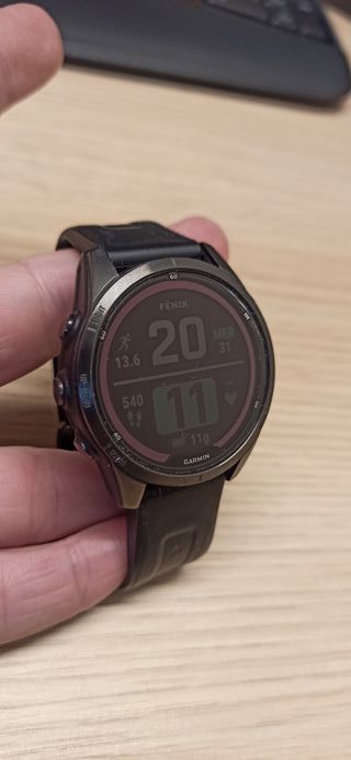 Orologio Garmin Fenix 7s Pro Sapphire Solar Nero