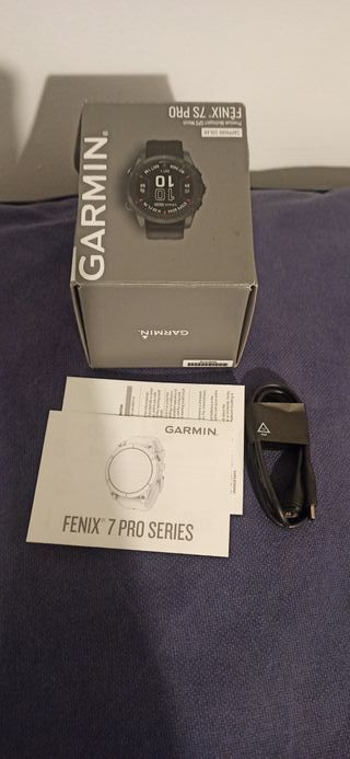 Orologio Garmin Fenix 7s Pro Sapphire Solar Nero