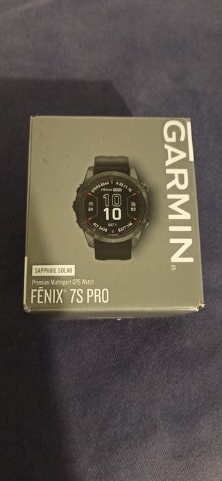 Orologio Garmin Fenix 7s Pro Sapphire Solar Nero