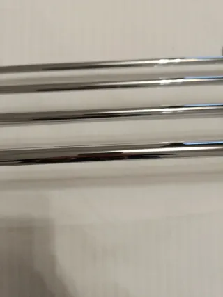 Percha Toallero de plata para baño