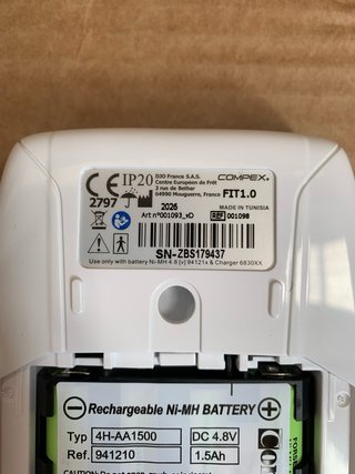Electroestimulador muscular Compex Fit 1.0