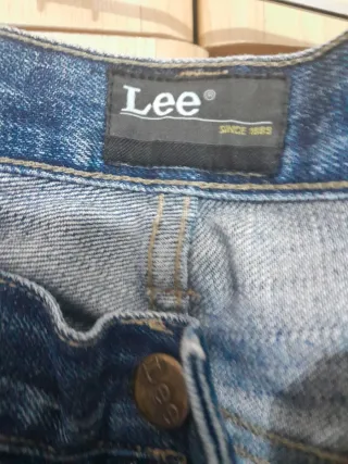 Vaqueros Lee Hombre Azules Talla W32 L32