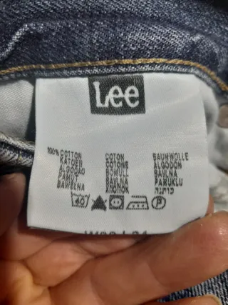 Vaqueros Lee Hombre Azules Talla W32 L32