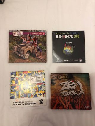 Euskarazko 4 CD / Lote 4 CDs en euskera