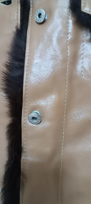 Giacca di vera pelle donna marrone made in Italy