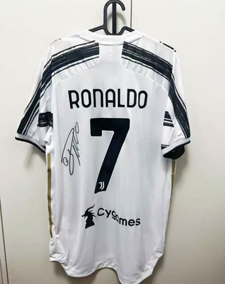 Camiseta Juventus Ronaldo Firmada Talla L