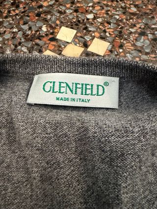 Glenfield Maglione Lana Vergine Grigio Taglia 52