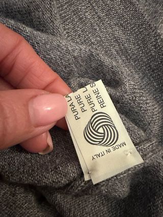 Glenfield Maglione Lana Vergine Grigio Taglia 52